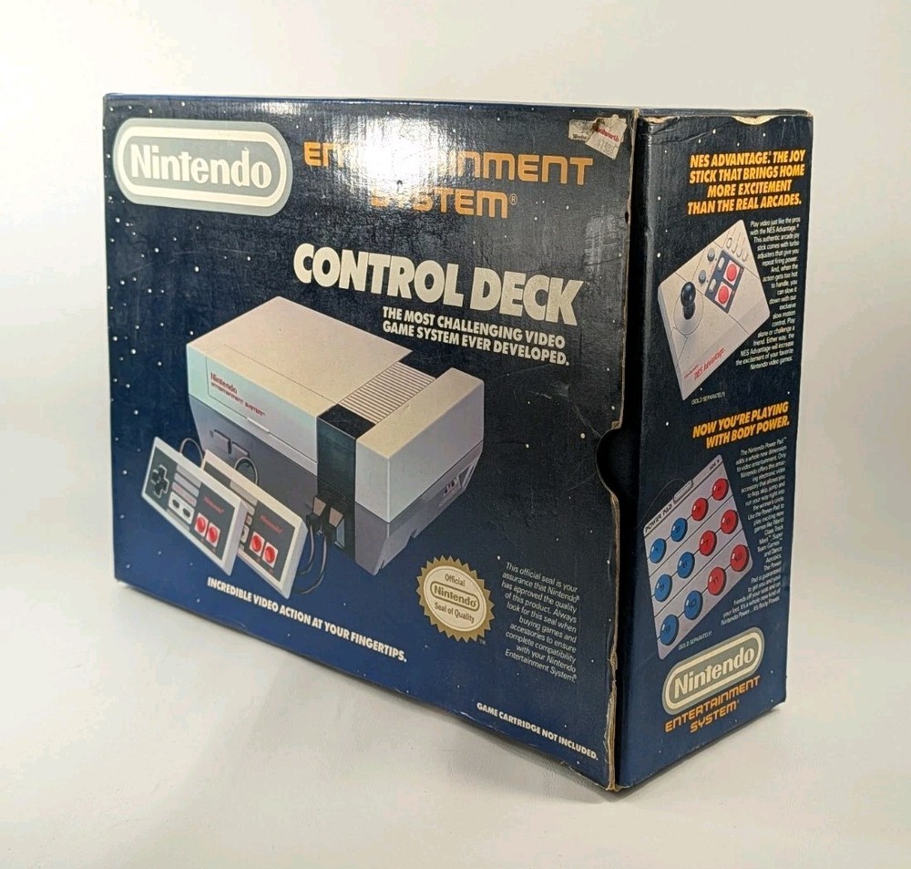 NES Control Deck Nintendo Entertainment System EMPTY BOX Only