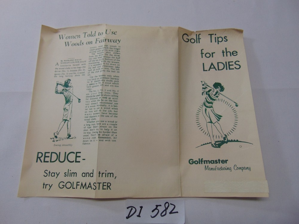 Vintage Golf Master Home Practice Set Pro Instructor Golfmaster Old