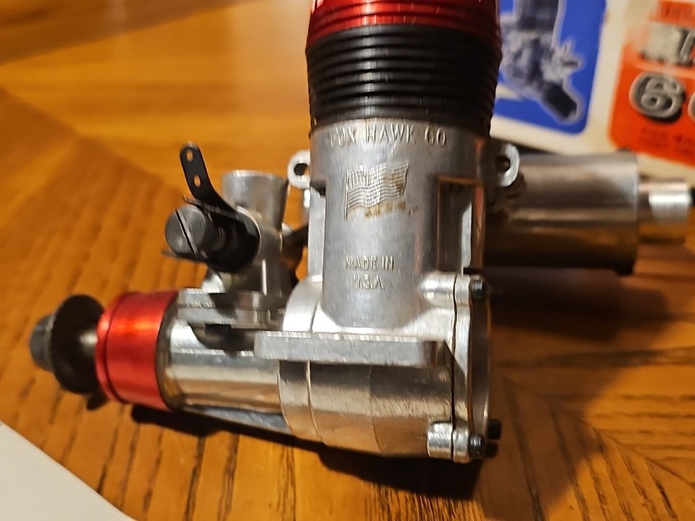 Vintage Duke Fox's HAWK 60 RED HEAD RC Engine / Motor