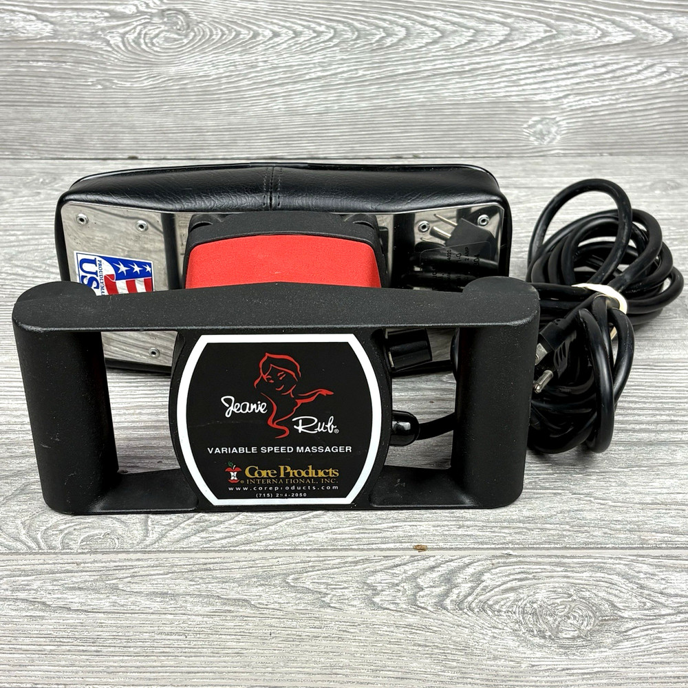 Core Products Jeanie Rub Variable Speed Handheld Massager Model 3401-0 Black