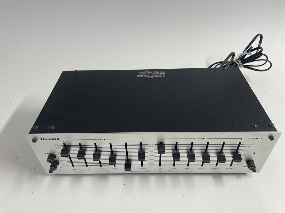 Numark EQ2100 6-Band Stereo Frequency Equalizer
