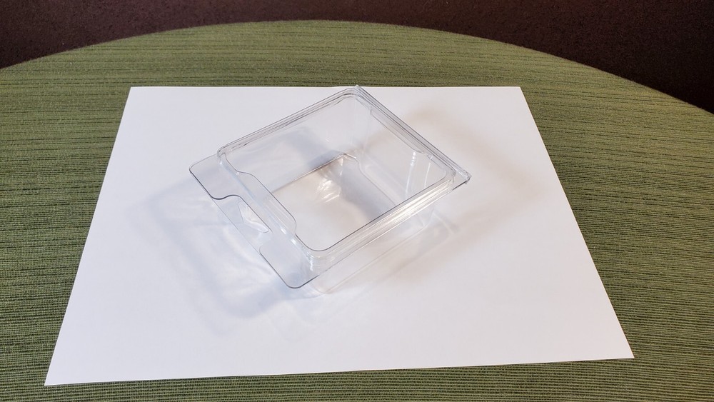 Clamshell Retail Product Container with Tab Restaurant Bakery Hardware 420 Count