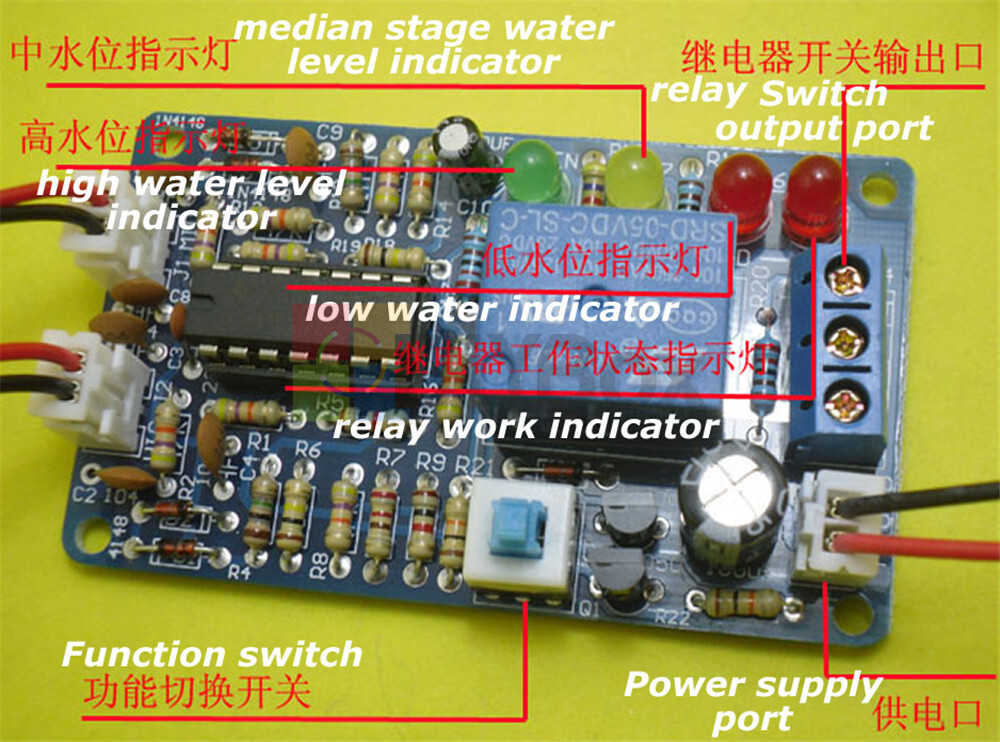 Water Level Detection Sensor Liquid Level Controller Module Parts Components