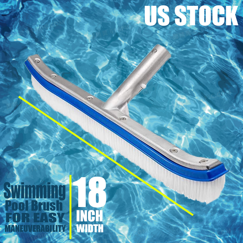 Pool Floor Wall Cleaning Tool Pool Swimming Pool Brush Broom Algae Removeable