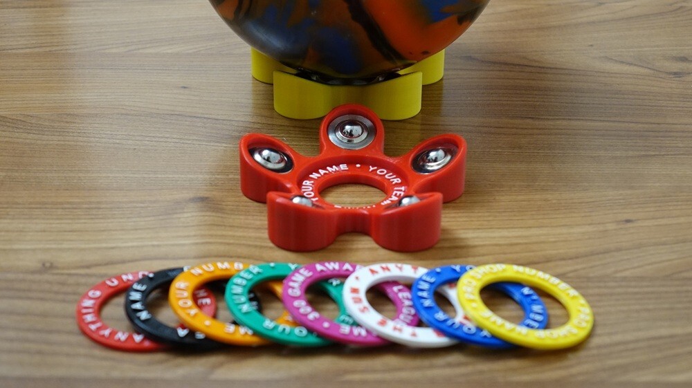 NEW VERSION Bowling Ball Rotating Cup Stand V.1.0 - Personalized