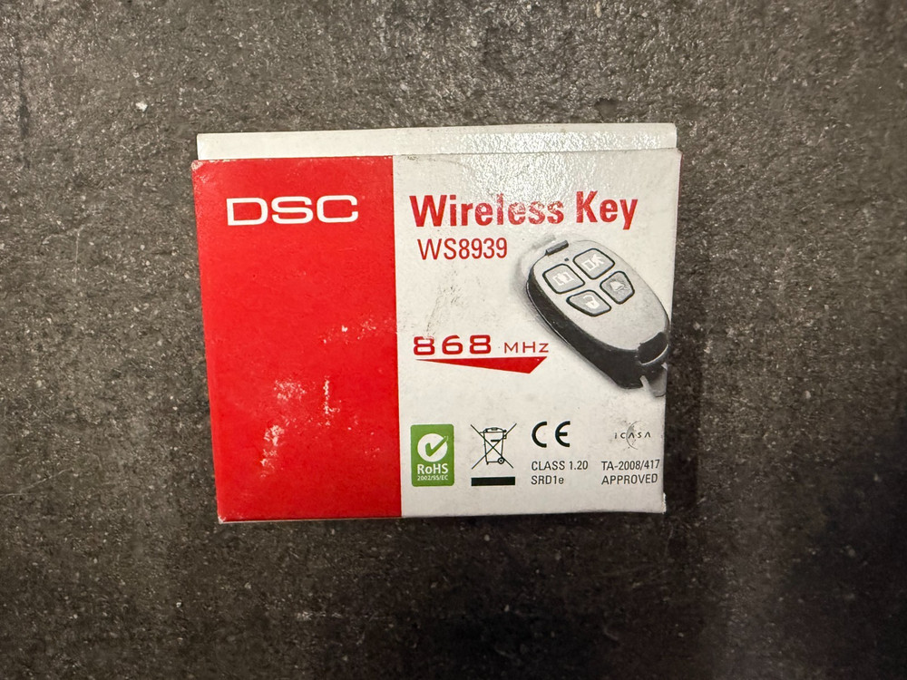 DSC WS8939 4-Button Wireless Key Fob