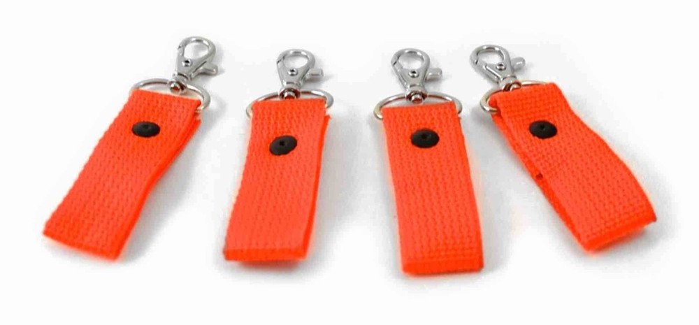 Steinjager for Wrangler JK 2007-2017 Replacement Zipper Pulls 4 Pack, Orange