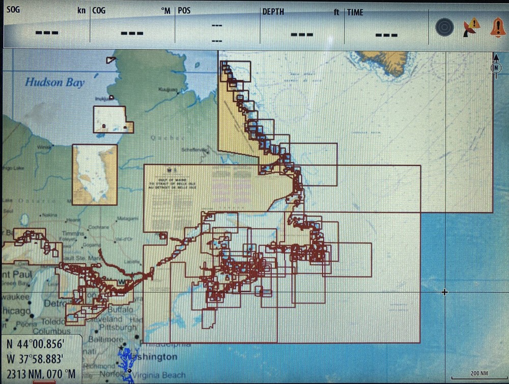 FUGAWI Aboard US & CANADA MSD/SD Chart Card -*Bench Tested*