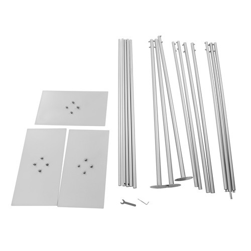 Silver Backdrop Stand Professional Backdrop Stand Pipe Kit High-quality Steel