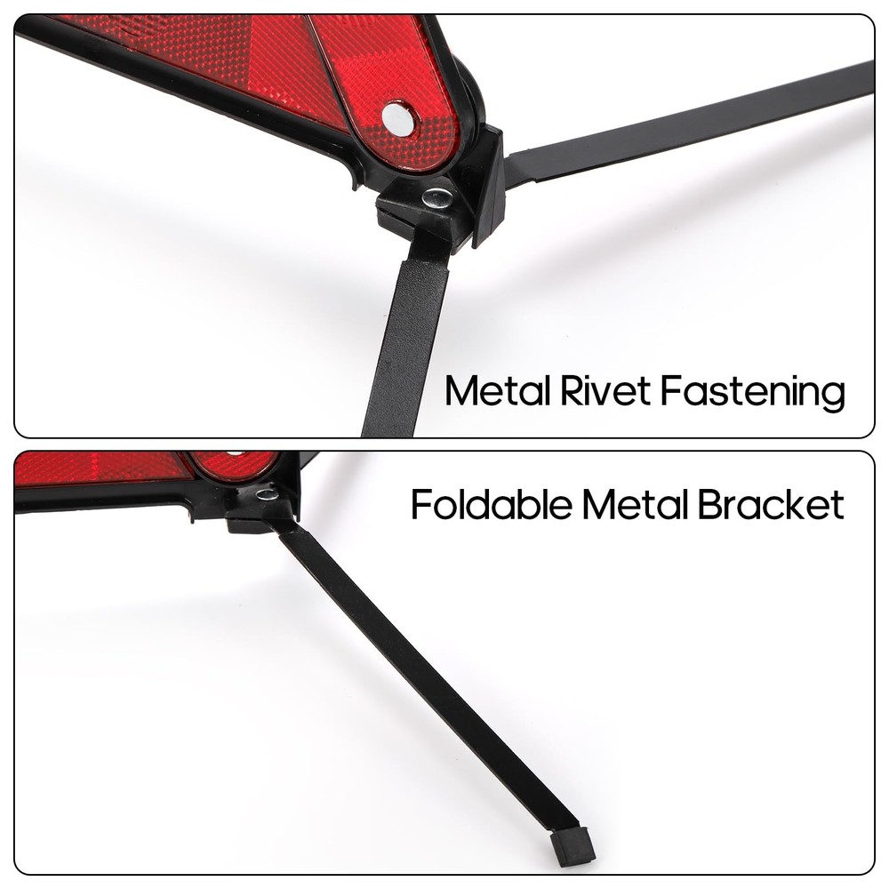 Fasmov 3 Pack Triangle Warning Frame Emergency Triangle...