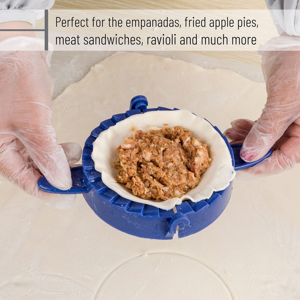 BTaT- Dough Press Set, 3 Pack, Dumpling, Empanada, Pastry Assorted Colors 1