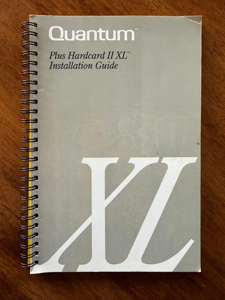 Quantum Plus Hardcard II XL Installation Guide