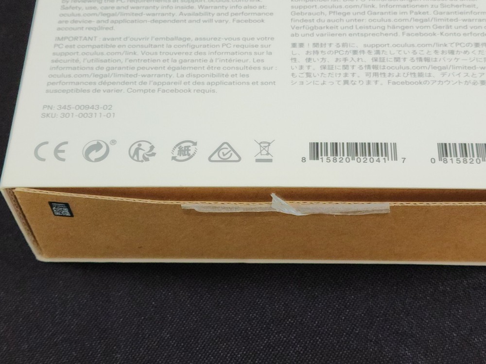 New Genuine Facebook Oculus Link Cable (PC VR) for Quest 2 and Quest 16' 5m