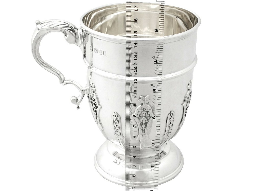 Sterling Silver Pint Mug - Antique George V