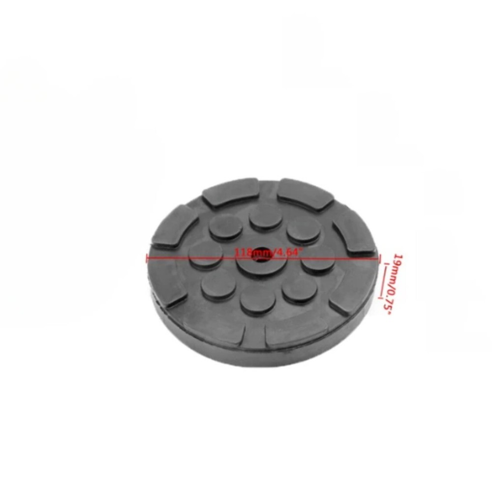 Car Lift Black Rubber Jacking Pad Anti-slip Surface Tool Rail Protector 1PC