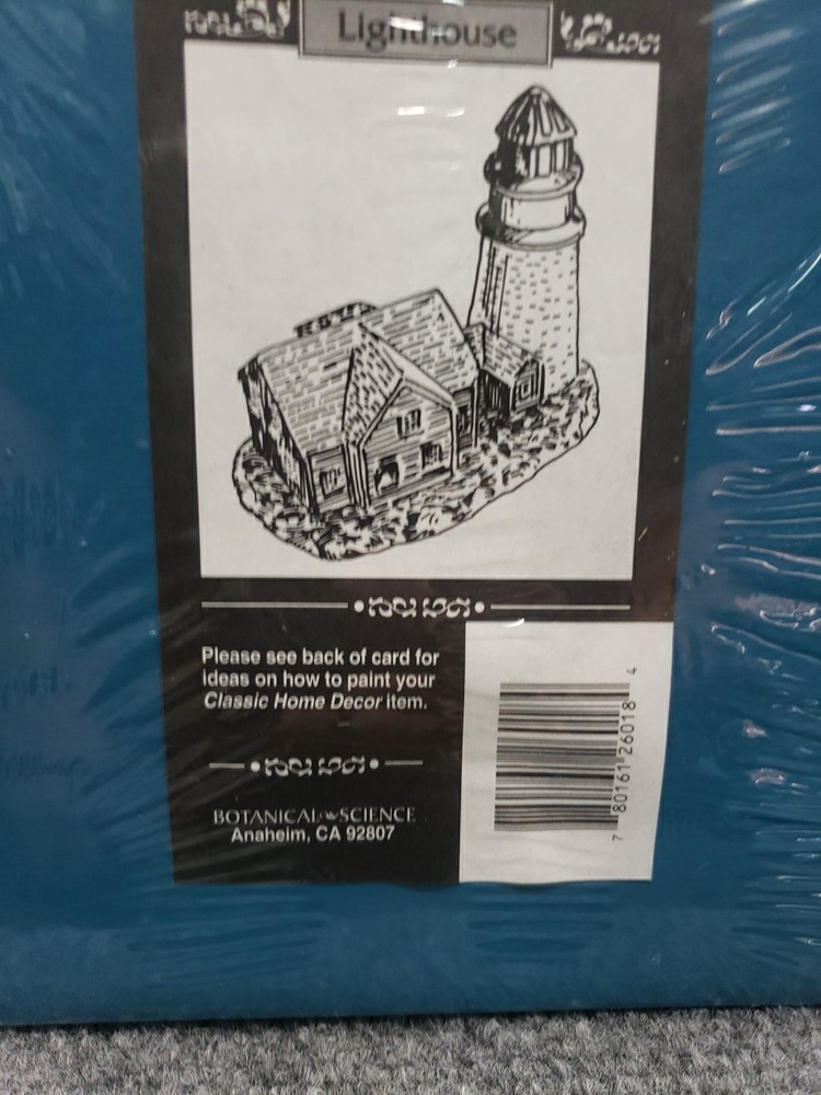 White Ceramic Lighthouse To Diy Paint