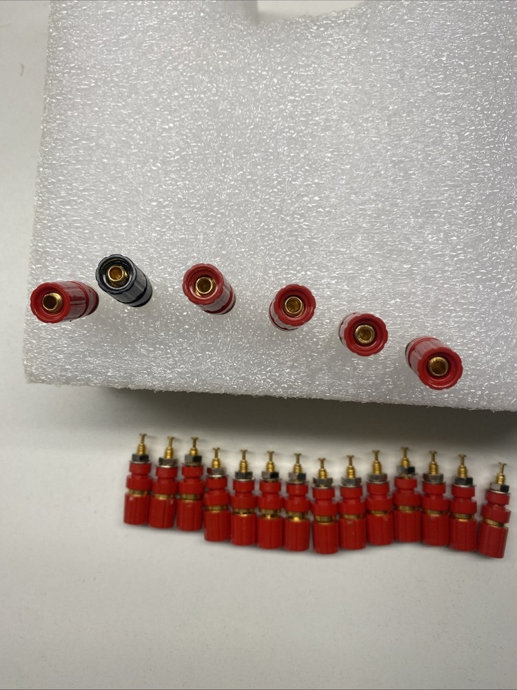 Gold Binding Post Banana Jack Insulated(20PC)…B20-5