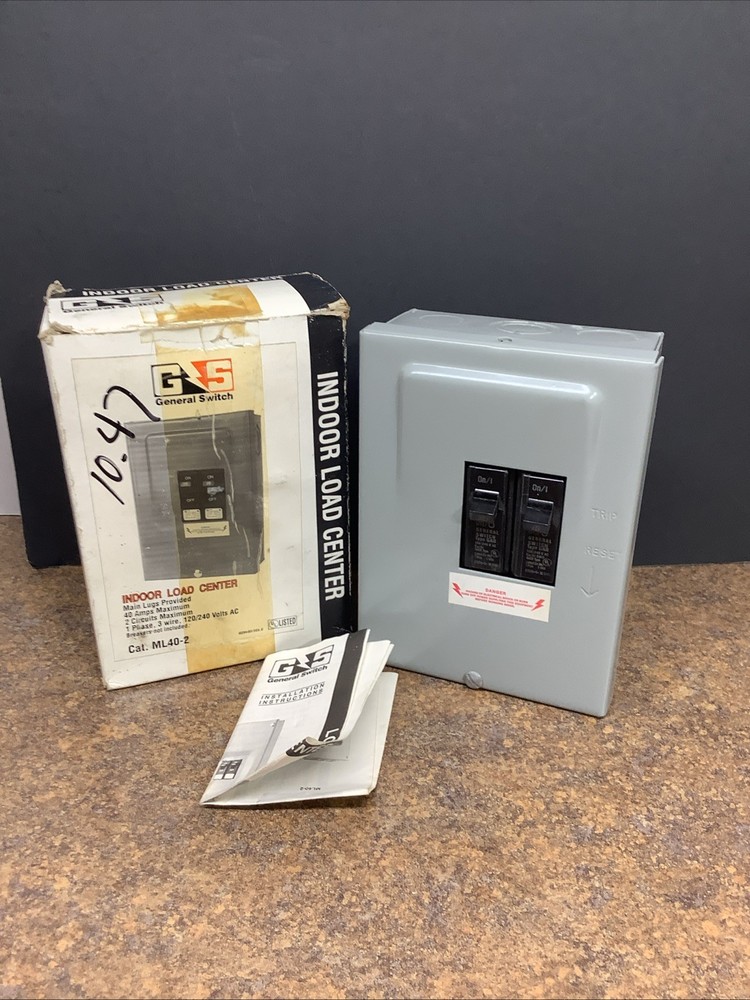 General Switch Indoor Load Center 2 Breakers