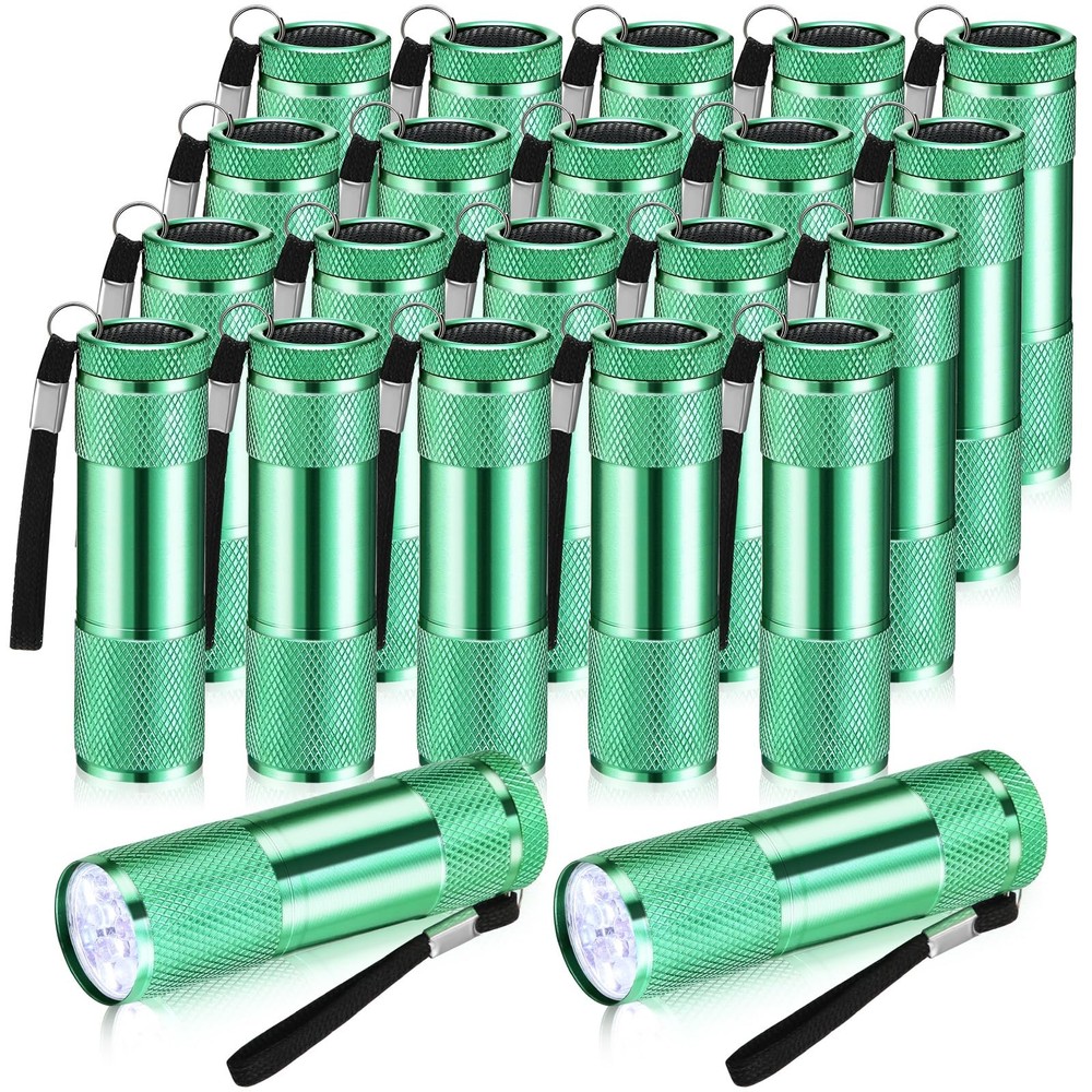 20 Pcs Mini Flashlights Bulk, Bright Aluminum Handheld Flash Light with Lanya...