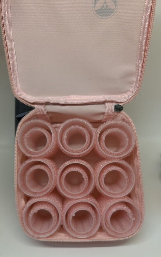 Calista Volumizing Self Grip Rollers Curlers Clips Case Short Pixie + Flex Spray