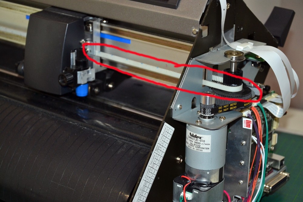 Graphtec CE5000-40/60 plotter - Replacement Motor Belt to carriage