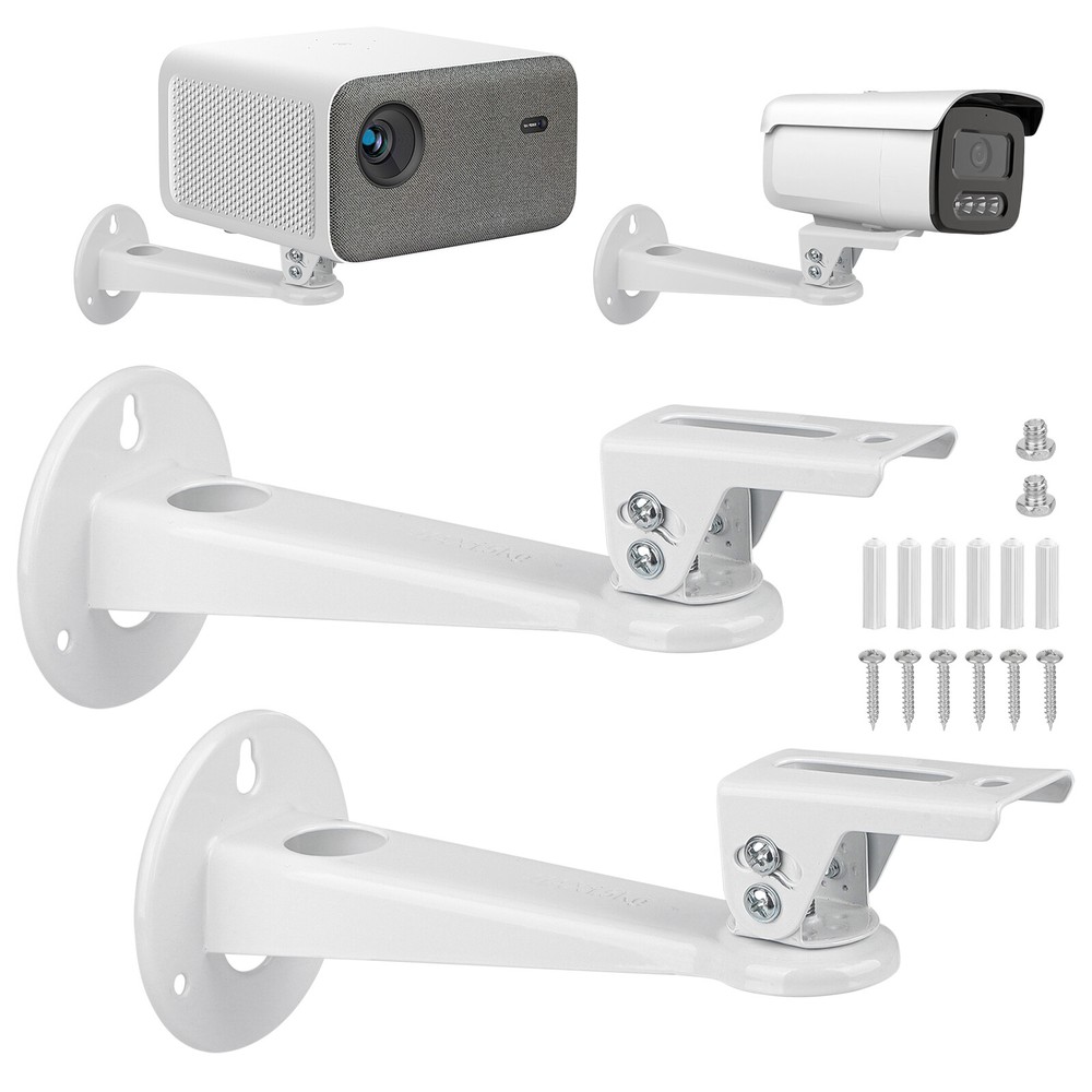 360°Adjustable Mini Projector Wall Mount for CCTV Surveillance Cameras Webcam
