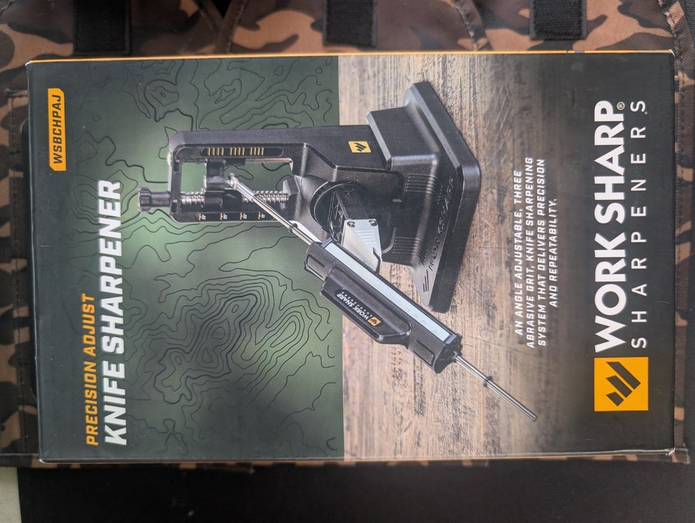 Work Sharp Precision Adjust Knife Sharpener WSBCHPAJ NIB W/Extra Support Tool!