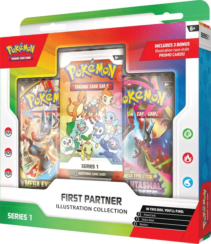 POKEMON FIRST PARTNER ILLUSTRATION COLLECTION SERIES 1