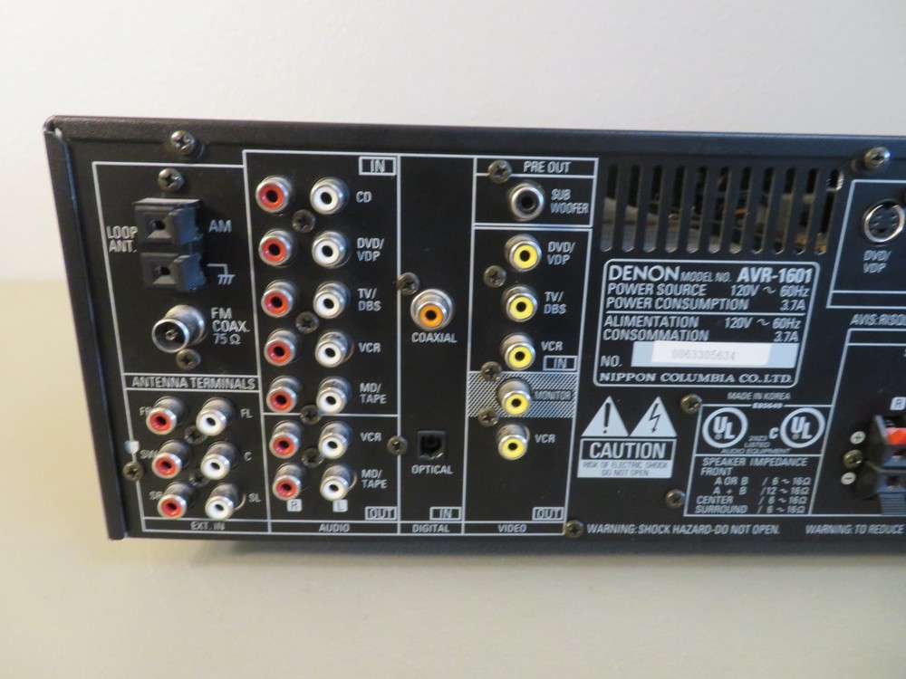 Denon AVR-1601 Precision Audio Component / AV Surround Receiver Tested NICE!