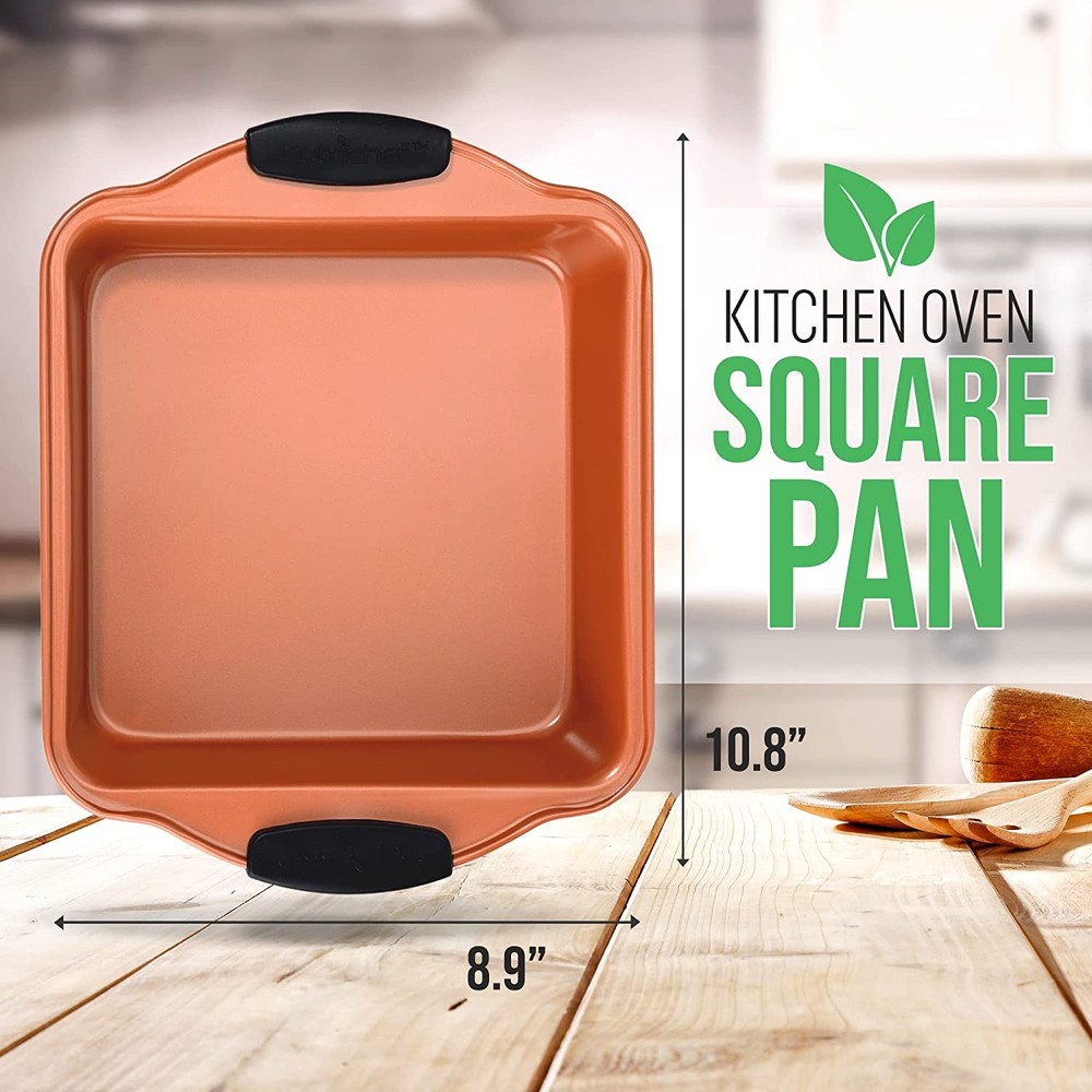 Nutrichef BKNCSBS54SSQUARE Square Pan