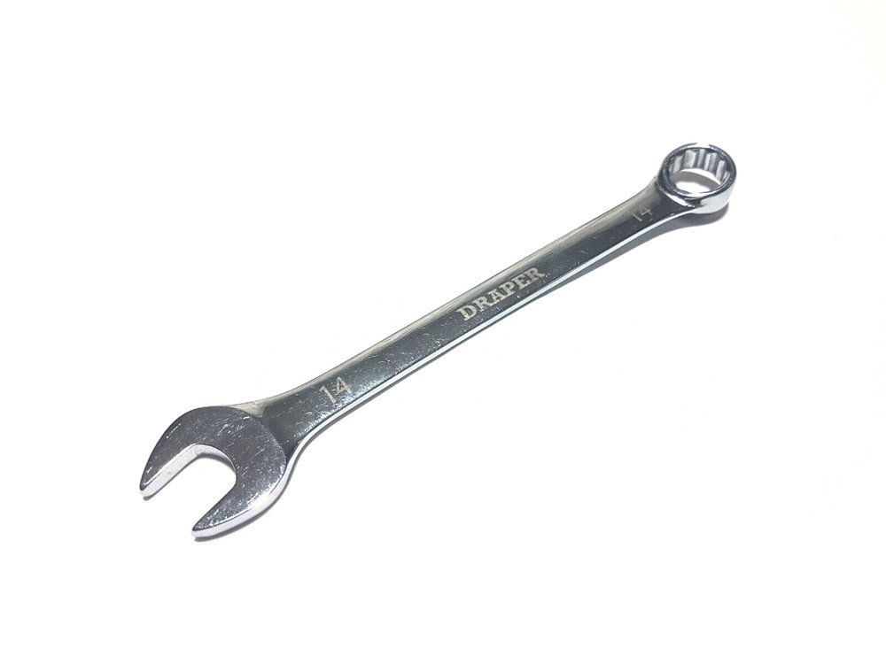 Draper 14mm chrome vanadium high polished combination spanner **FAST FREE POST**