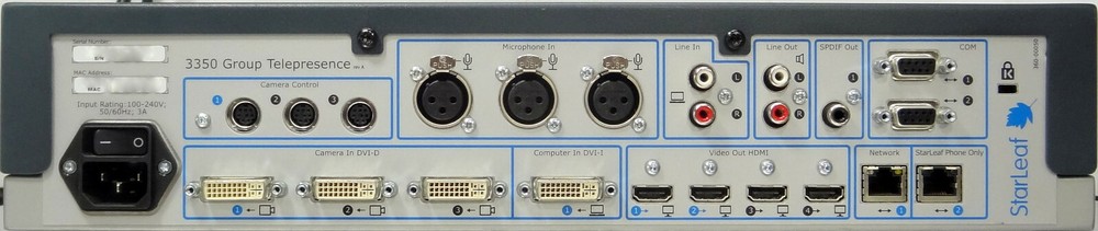 StarLeaf 3350 Group Telepresence Video Conference System