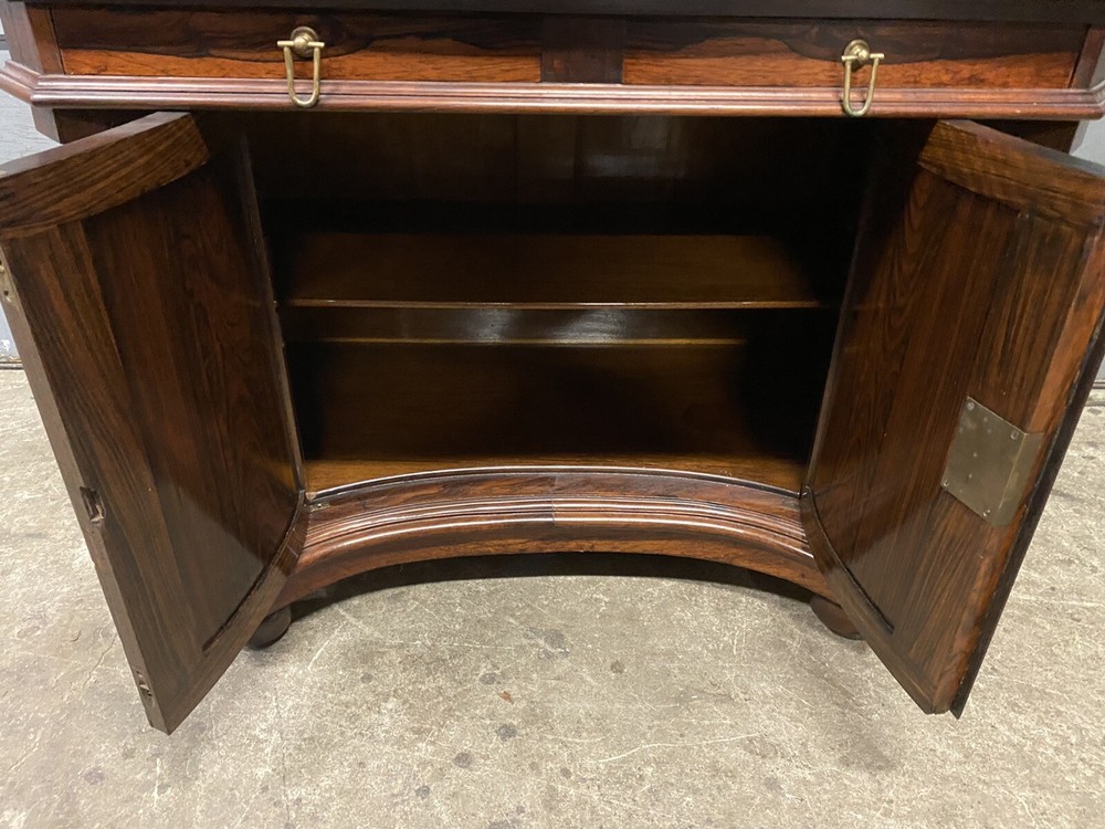 ROSEWOOD DROP FRONT MECHANICAL DESK, ATTR. HERTER