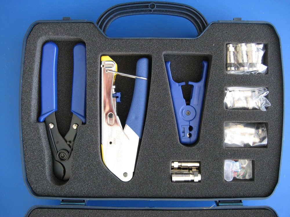 DataShark Cable, Satellite, Home Theater Tool Kit with Case #70053