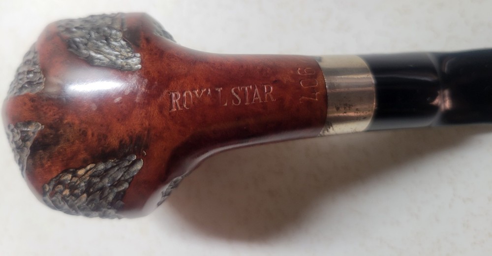 Design Berlin DB Handmade Made In German Paneled Partially Rustucated Pipe