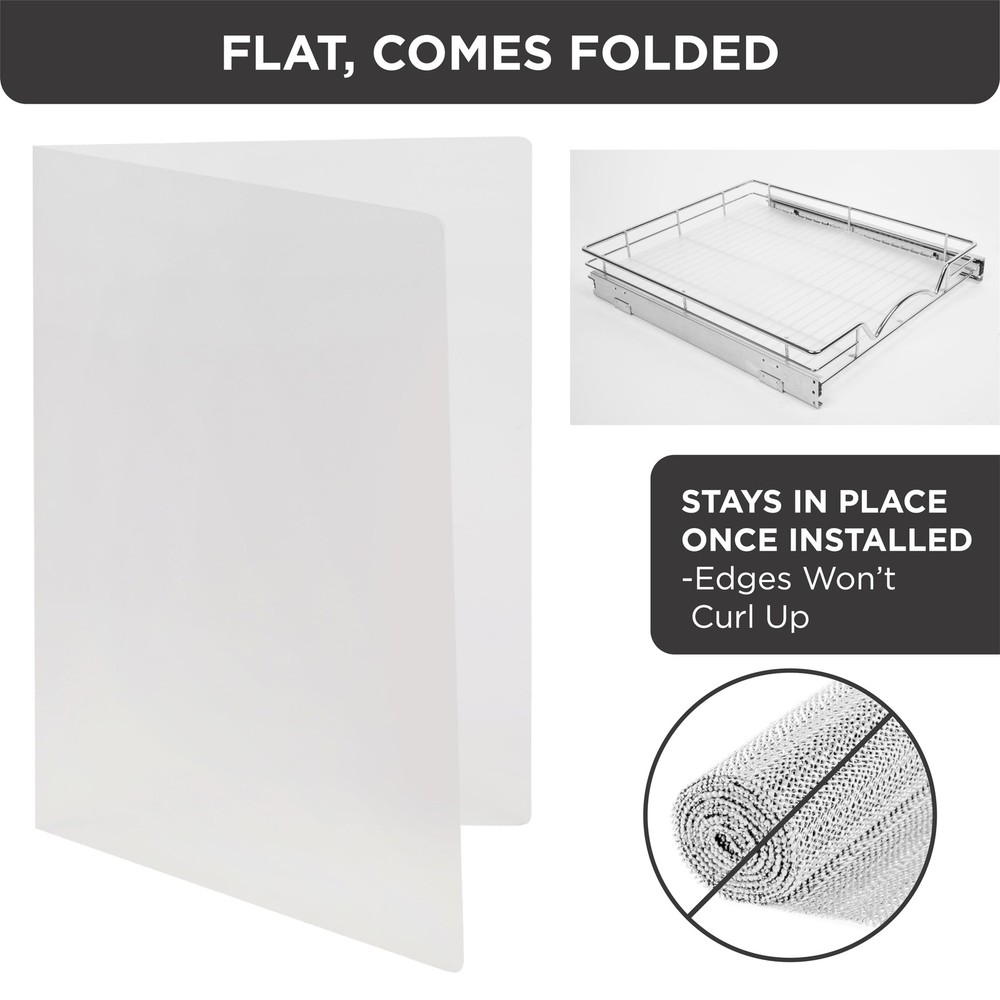 HOLDN' STORAGE Hard Plastic Liner for Pull Out Shelf, Fits Pull Out Cabinet O...