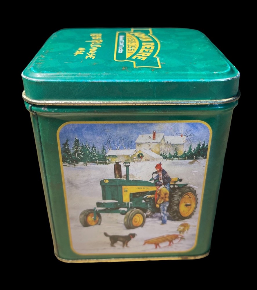 John Deere Square Tin Box 1958-1961 Model 730 Tractor