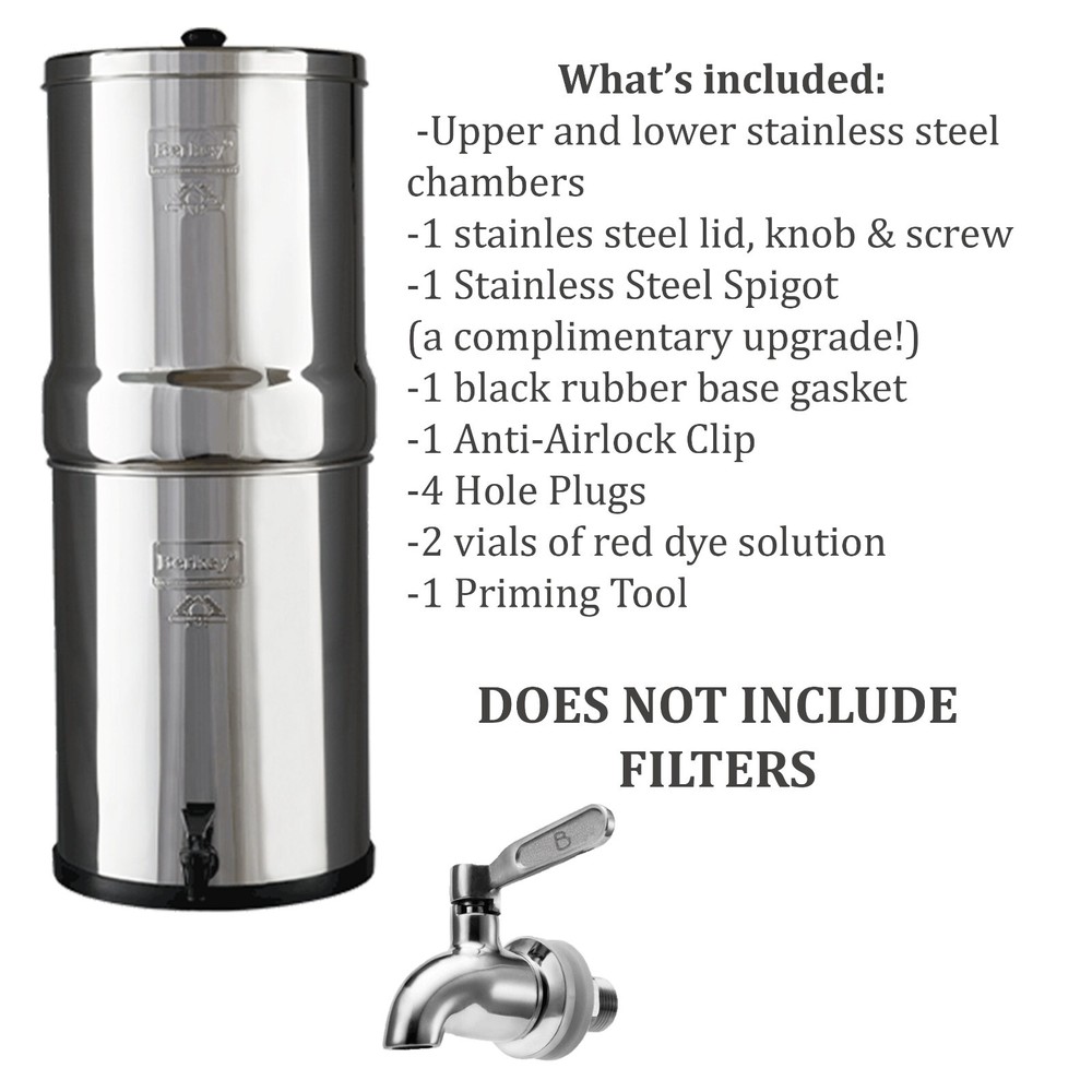 Imperial Berkey Unit/Housing ONLY- Open Box (Filters NOT included PLEASE READ)