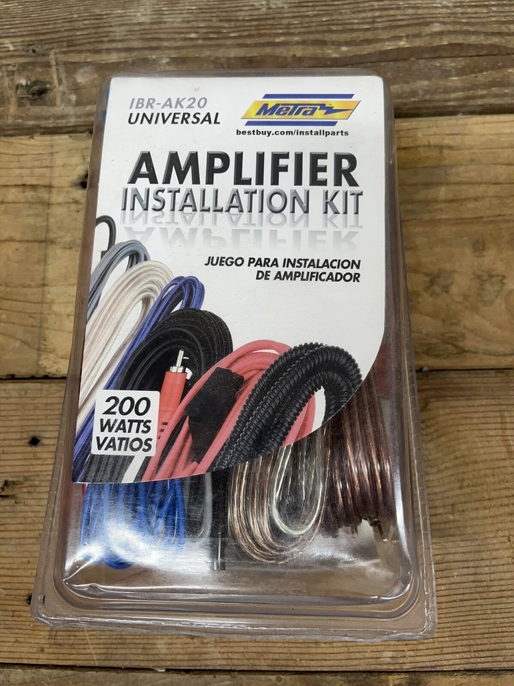 (NEW) Metra - IBR-AK20 UNIVERSAL 200W AMPLIFIER INSTALLATION KIT - Multi