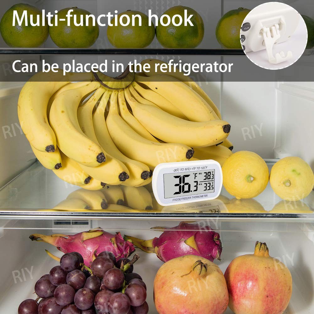 Refrigerator Thermometer Digital Fridge Freeze Room 1 PC