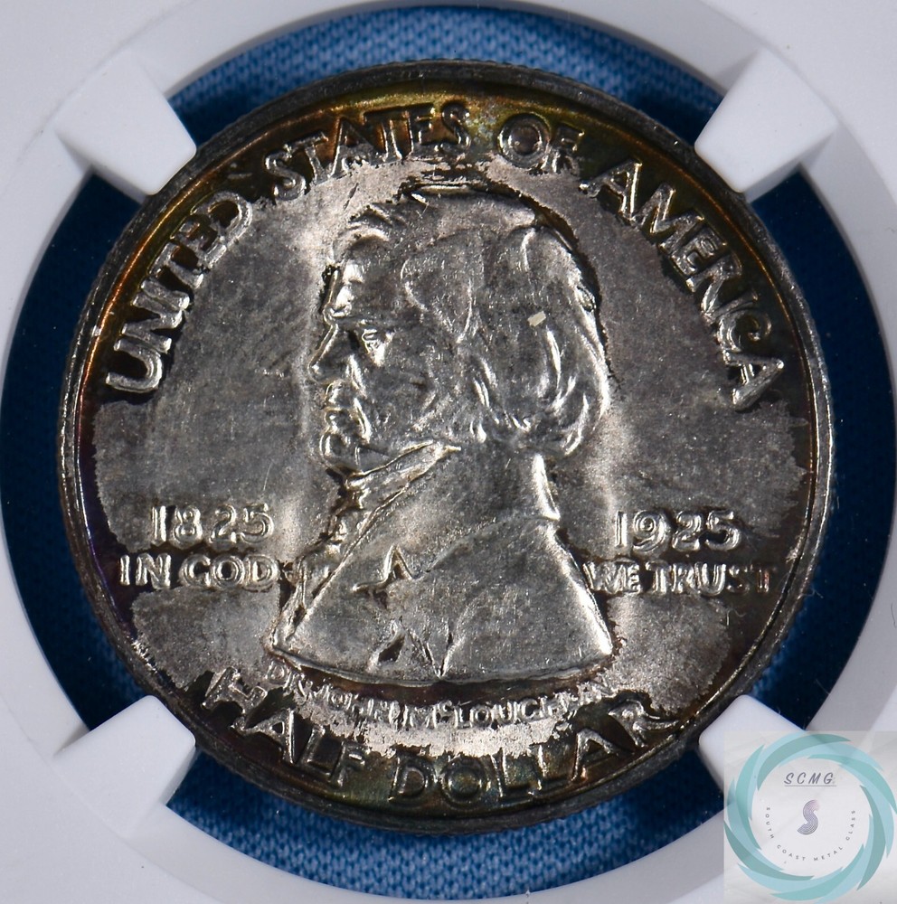 1925 Fort Vancouver Commemorative Half Dollar NGC MS 65 - Attractive Gem!!!