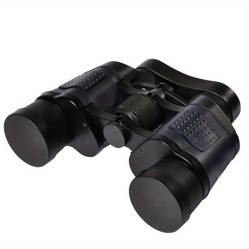 60x60 High-Powered Red-Coated Binoculars with Reticle & Low-Light Night Vision