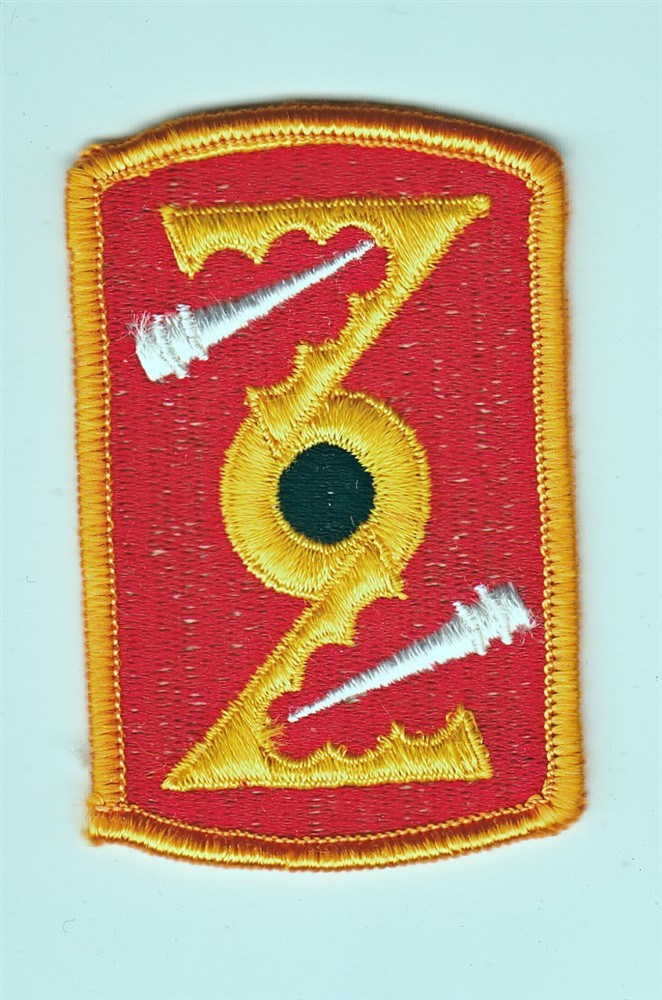 Army Patch: 72nd Artillery Brigade - merrowed edge