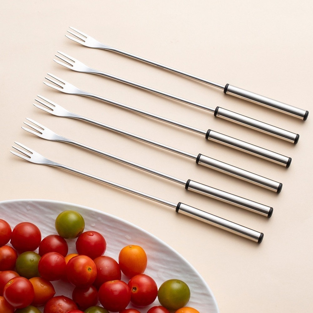 Appetizer Fork Fruit Fork Dessert Table Extended Fork Head Rust Resistant