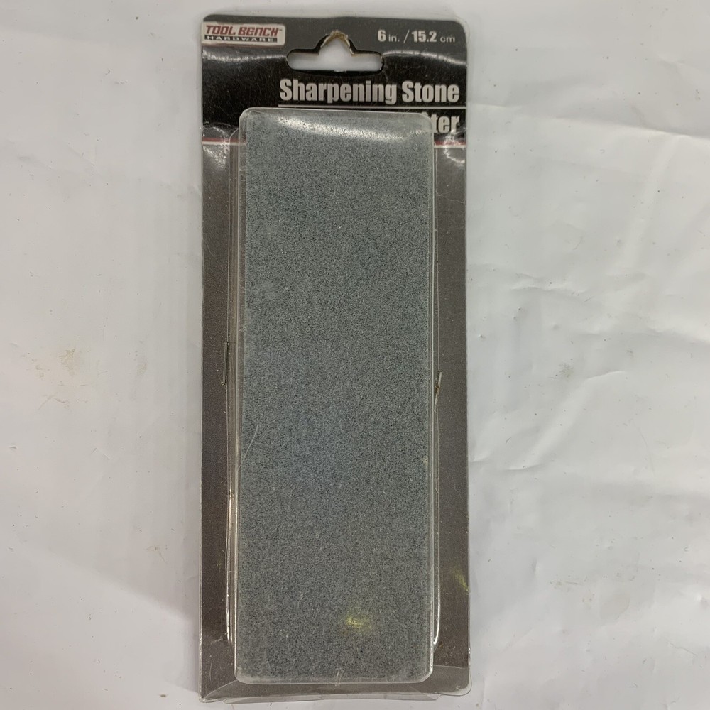 TOOL BENCH Hardware 6” Knife SHARPENING STONE 15.2 cm NEW