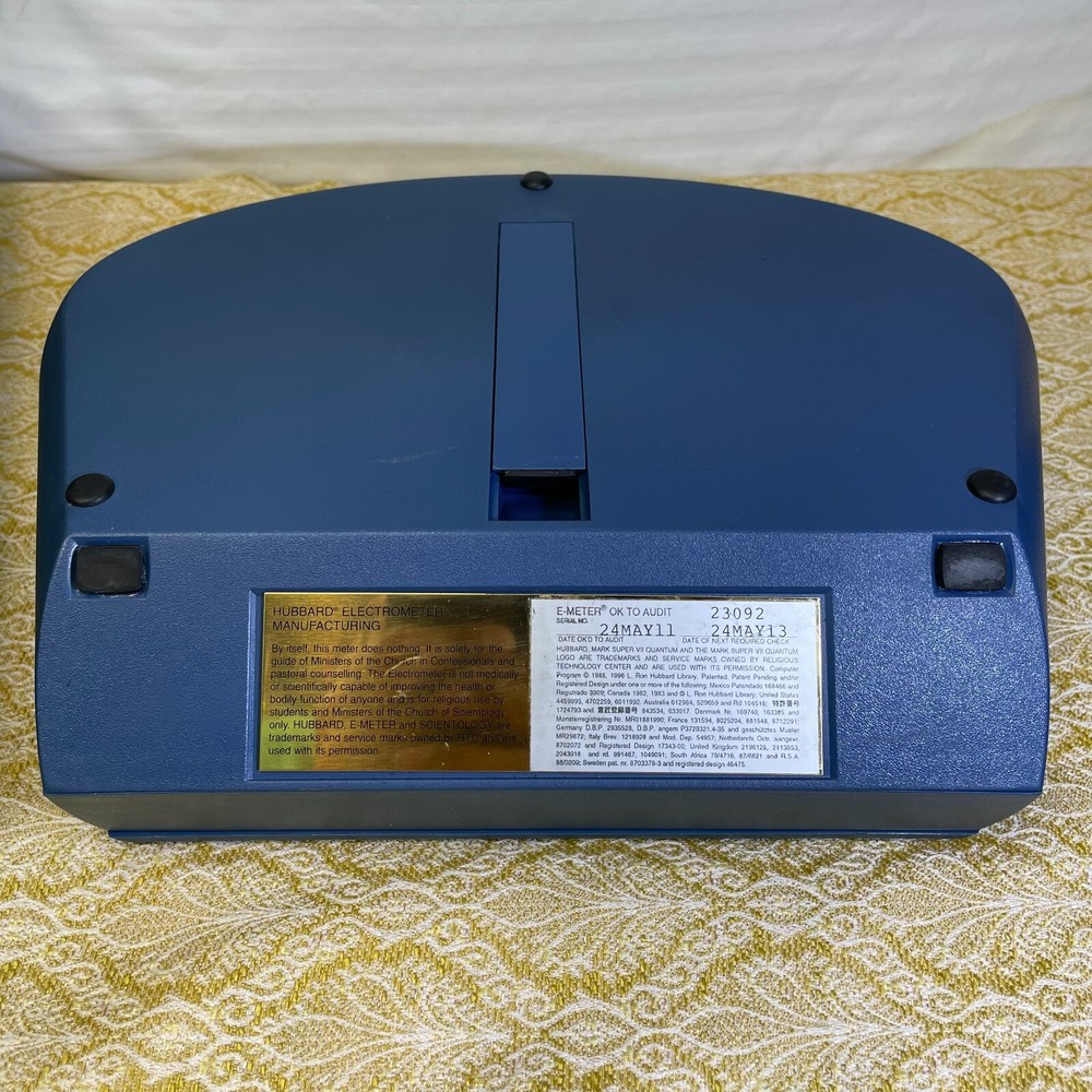 Mark Super VII Quantum E-Meter Kit w/ Case & Cans – Untested, As-Is