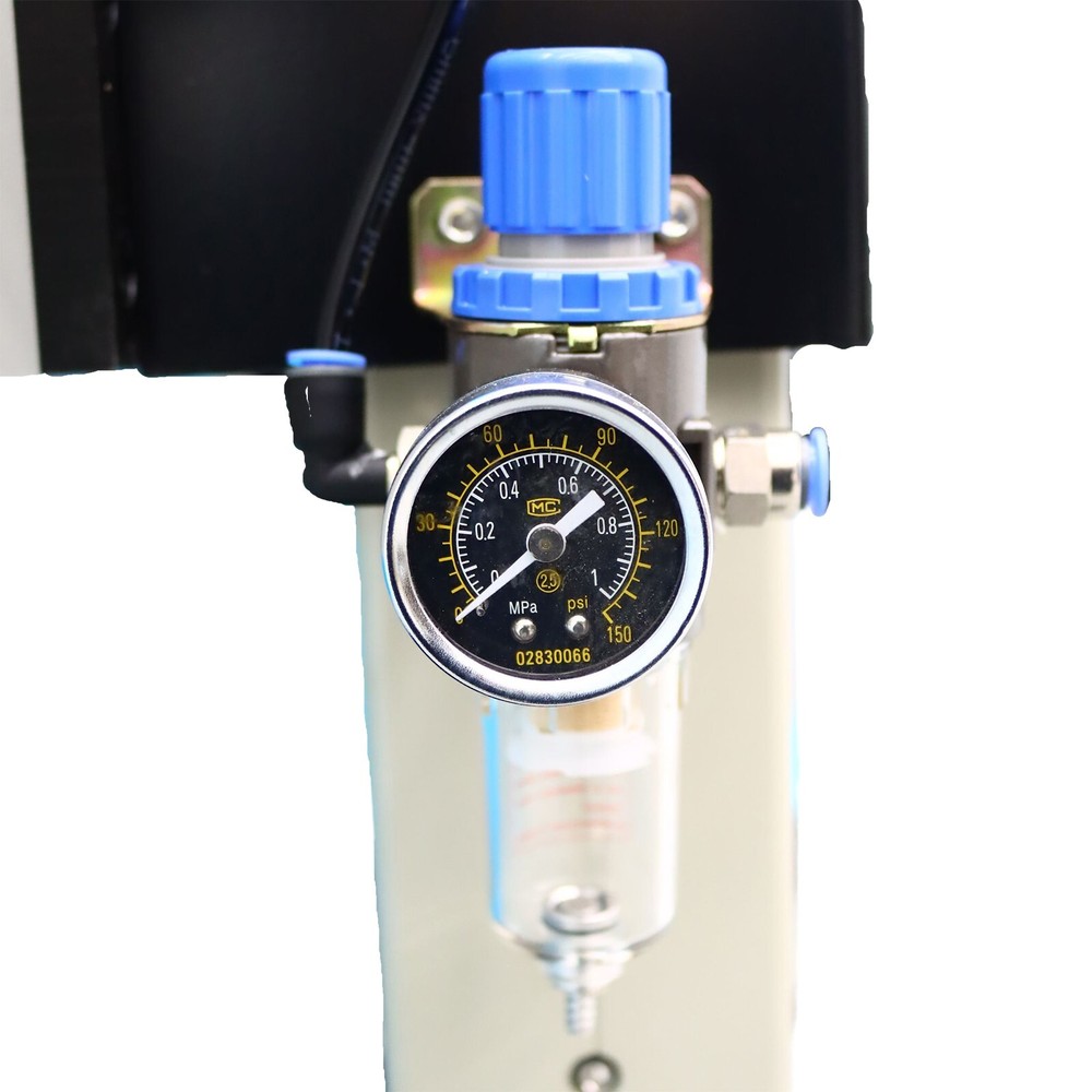 110V Pneumatic Marking Machine Dot Peen for Surface Marking+Extra Rotation Axis