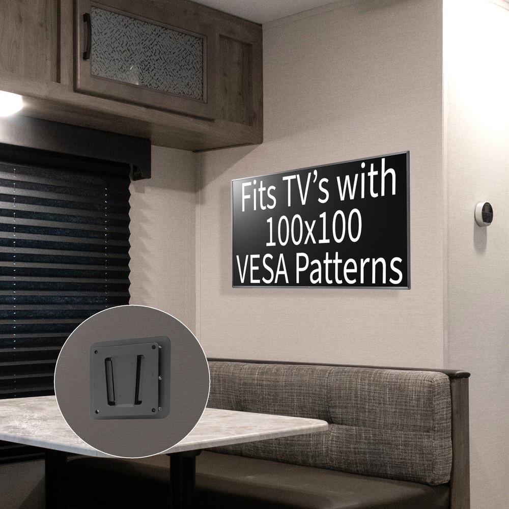 VIVO Anti-Rust Quick Release Plastic Polymer RV TV Mount Set