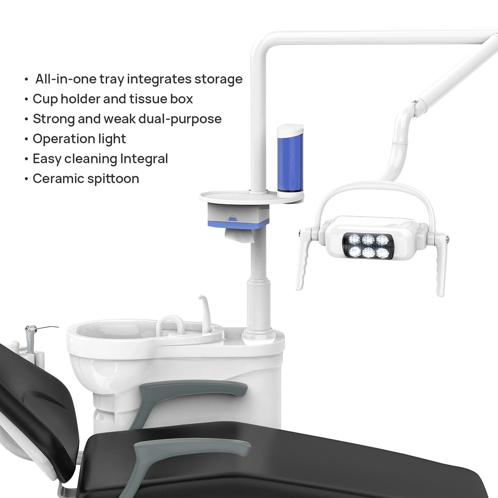 Dental Unit Chair Computer Control DC Motor /Delivery Unit With Air Compressor