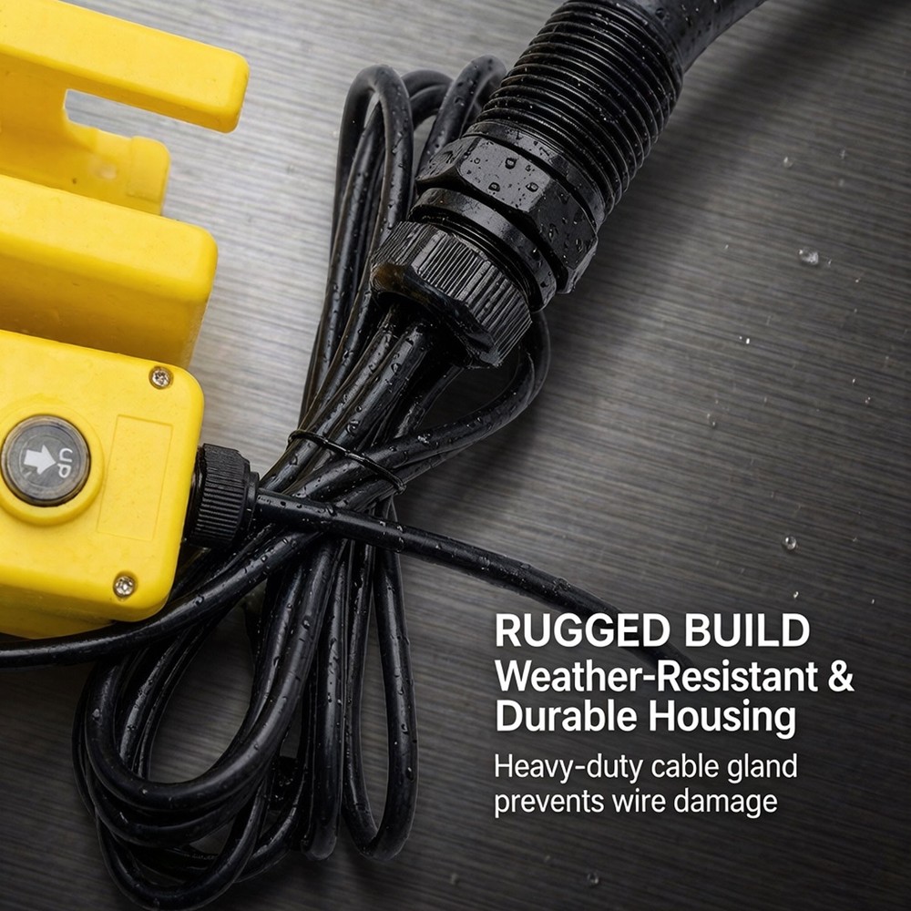 KTI Two Button Pendant Hydraulic Dump Trailer Controller - Power UP & DOWN